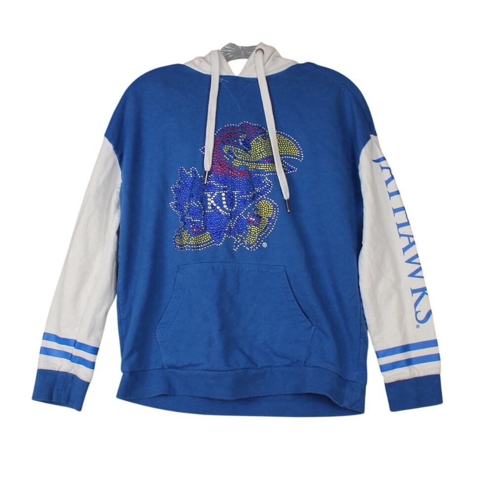 Kansas Jayhawks Womens Size Small beaded Hoodie‎
